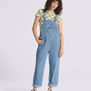 Women’s Vans Denim Overalls: Ground Work Denim Overalls NWT